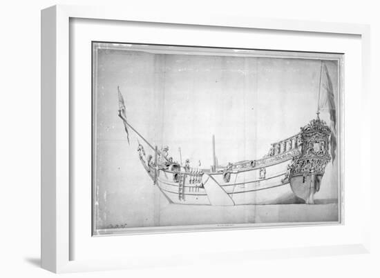 The Royal Yacht 'Mary'-Willem Van De, The Younger Velde-Framed Giclee Print