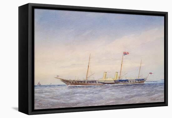 The Royal Yacht Osbourne, 1876-William Frederick Mitchell-Framed Stretched Canvas