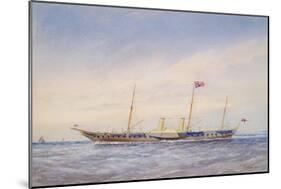 The Royal Yacht Osbourne, 1876-William Frederick Mitchell-Mounted Giclee Print