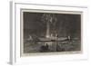 The Royal Yacht Squadron Regatta at Cowes, the Prince of Wales's Yacht Osborne Illuminated-null-Framed Giclee Print