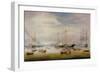 The Royal Yacht `Victoria and Albert' at Anchor Off Cork, 1849-Atkinson-Framed Giclee Print