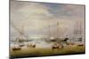 The Royal Yacht `Victoria and Albert' at Anchor Off Cork, 1849-Atkinson-Mounted Giclee Print