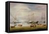 The Royal Yacht `Victoria and Albert' at Anchor Off Cork, 1849-Atkinson-Framed Stretched Canvas