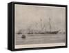 The Royal Yacht Victoria and Albert-William Lionel Wyllie-Framed Stretched Canvas