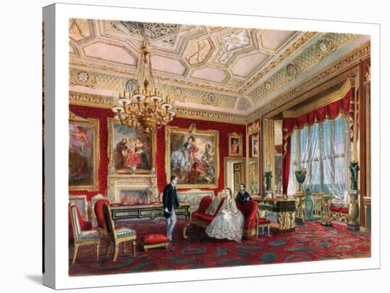 'The Rubens Room, Windsor Castle'. C1850-1910-null-Stretched Canvas