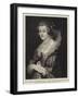 The Rubens Tercentenary, the Painter's Second Wife-Peter Paul Rubens-Framed Giclee Print