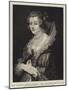 The Rubens Tercentenary, the Painter's Second Wife-Peter Paul Rubens-Mounted Giclee Print