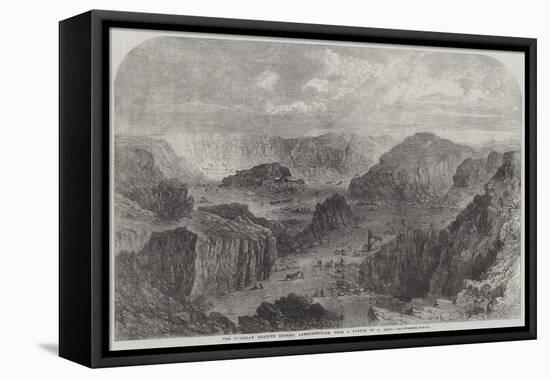 The Rubislaw Granite Quarry, Aberdeenshire-Samuel Read-Framed Stretched Canvas