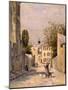 The Rue De Norvins, Montmartre, 1876-80 (Oil on Canvas)-Stanislas Victor Edouard Lepine-Mounted Giclee Print
