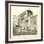 The Rue Debray, Nice, Damaged by the Riviera Earthquake, 1887-null-Framed Giclee Print