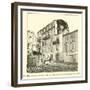 The Rue Debray, Nice, Damaged by the Riviera Earthquake, 1887-null-Framed Giclee Print