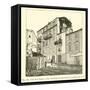 The Rue Debray, Nice, Damaged by the Riviera Earthquake, 1887-null-Framed Stretched Canvas