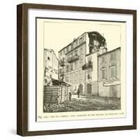 The Rue Debray, Nice, Damaged by the Riviera Earthquake, 1887-null-Framed Giclee Print