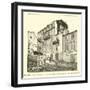 The Rue Debray, Nice, Damaged by the Riviera Earthquake, 1887-null-Framed Giclee Print