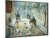 The Rue Mosnier with Pavers, 1878-Edouard Manet-Mounted Giclee Print