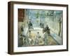 The Rue Mosnier with Pavers, 1878-Edouard Manet-Framed Giclee Print