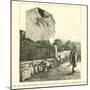 The Rue Partono, Mentone, Damaged by the Riviera Earthquake, 1887-null-Mounted Giclee Print