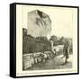 The Rue Partono, Mentone, Damaged by the Riviera Earthquake, 1887-null-Framed Stretched Canvas