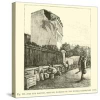 The Rue Partono, Mentone, Damaged by the Riviera Earthquake, 1887-null-Stretched Canvas