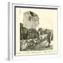 The Rue Partono, Mentone, Damaged by the Riviera Earthquake, 1887-null-Framed Giclee Print