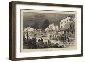 The Rue Villeneuve, Toulouse, after the Inundation-null-Framed Giclee Print