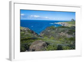 The Rugged Coastline of Western Maui, Hawaii, United States of America, Pacific-Michael Runkel-Framed Photographic Print