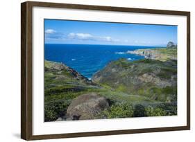 The Rugged Coastline of Western Maui, Hawaii, United States of America, Pacific-Michael Runkel-Framed Photographic Print