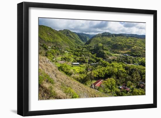 The Rugged Interior of Western Maui, Hawaii, United States of America, Pacific-Michael Runkel-Framed Photographic Print