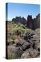 The rugged Smith Rock State Park in central Oregon's High Desert, near Bend, Oregon, United States -Martin Child-Stretched Canvas