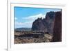 The rugged Smith Rock State Park in central Oregon's High Desert, near Bend, Oregon, United States -Martin Child-Framed Photographic Print