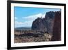 The rugged Smith Rock State Park in central Oregon's High Desert, near Bend, Oregon, United States -Martin Child-Framed Photographic Print