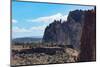 The rugged Smith Rock State Park in central Oregon's High Desert, near Bend, Oregon, United States -Martin Child-Mounted Photographic Print