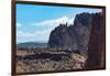 The rugged Smith Rock State Park in central Oregon's High Desert, near Bend, Oregon, United States -Martin Child-Framed Photographic Print