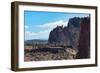 The rugged Smith Rock State Park in central Oregon's High Desert, near Bend, Oregon, United States -Martin Child-Framed Photographic Print