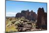 The rugged Smith Rock State Park in central Oregon's High Desert, near Bend, Oregon, United States -Martin Child-Mounted Photographic Print