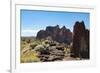 The rugged Smith Rock State Park in central Oregon's High Desert, near Bend, Oregon, United States -Martin Child-Framed Photographic Print