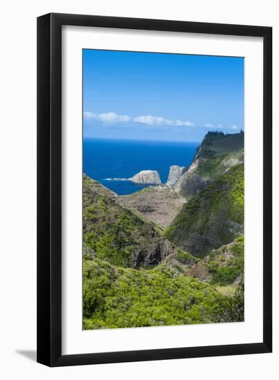 The Rugged West Maui Landscape and Coastline, Maui, Hawaii, United States of America, Pacific-Michael Runkel-Framed Photographic Print