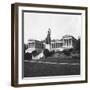 The Ruhmeshalle and Bavaria Statue, Munich, Germany, C1900-Wurthle & Sons-Framed Photographic Print