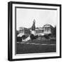 The Ruhmeshalle and Bavaria Statue, Munich, Germany, C1900-Wurthle & Sons-Framed Photographic Print
