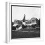 The Ruhmeshalle and Bavaria Statue, Munich, Germany, C1900-Wurthle & Sons-Framed Photographic Print