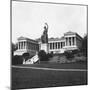 The Ruhmeshalle and Bavaria Statue, Munich, Germany, C1900-Wurthle & Sons-Mounted Photographic Print