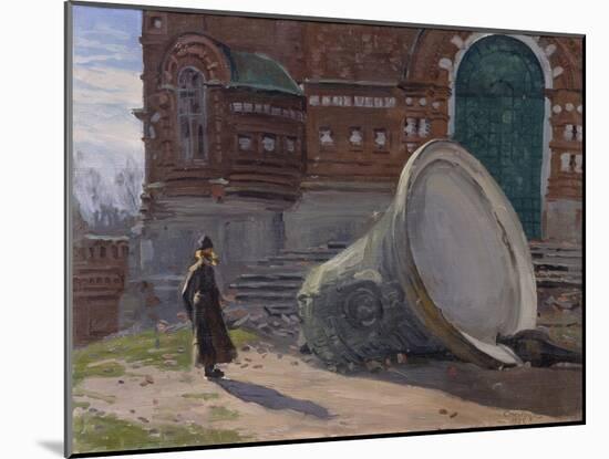 The Ruination of Church Bells, 1924-Evgeni Ivanovich Stolitsa-Mounted Giclee Print