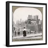 The Ruined City : Looking West from the Jewish Synagogue-null-Framed Premium Photographic Print