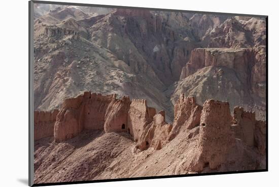The Ruined City of Shahr-E Zohak in the Bamiyan Province, Afghanistan, Asia-Alex Treadway-Mounted Photographic Print