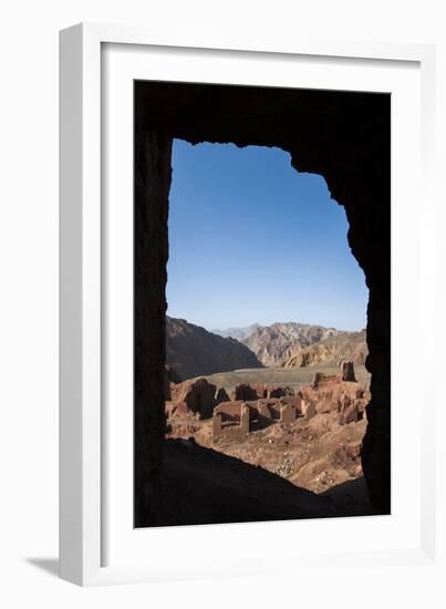 The Ruined City of Shahr-E Zohak in the Bamiyan Province, Afghanistan, Asia-Alex Treadway-Framed Photographic Print