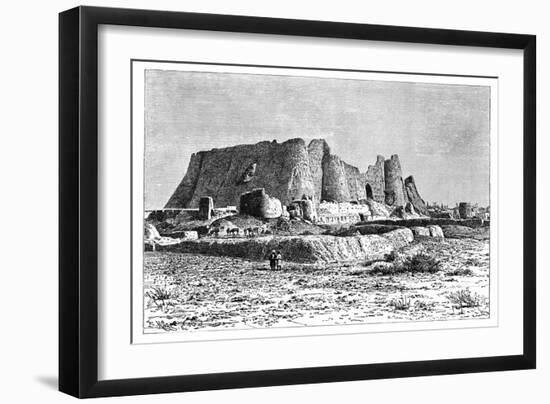 The Ruined Fortress of Veramin, Persia (Ira), 1895-Armand Kohl-Framed Giclee Print