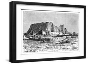 The Ruined Fortress of Veramin, Persia (Ira), 1895-Armand Kohl-Framed Giclee Print