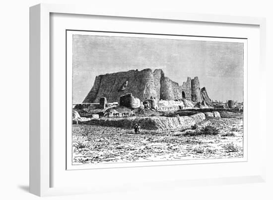 The Ruined Fortress of Veramin, Persia (Ira), 1895-Armand Kohl-Framed Giclee Print