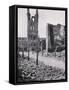 The Ruined Tower of the Cloth Hall at Ypres-null-Framed Stretched Canvas