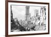 The Ruins and Cathedral of Caen, Normandy, France, C1944-null-Framed Giclee Print